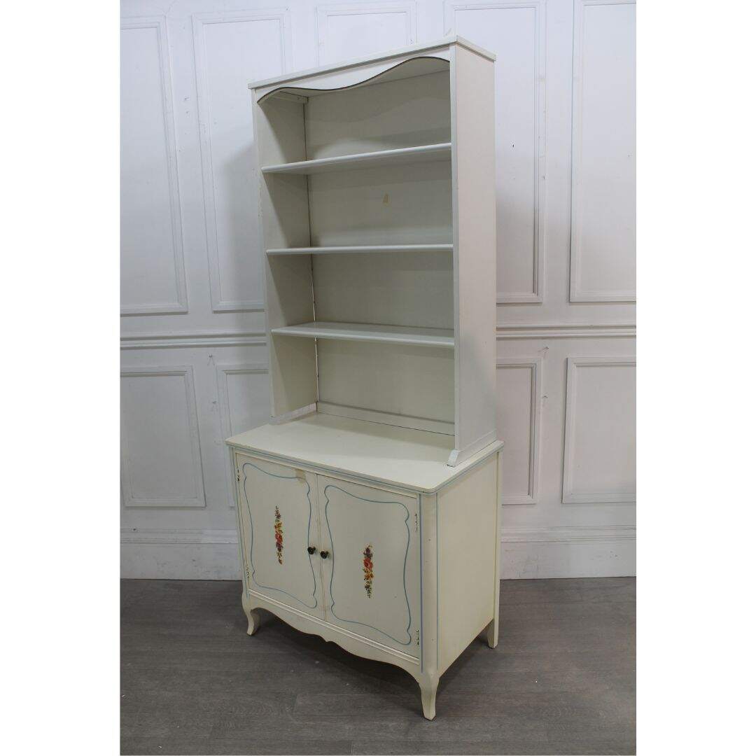 French provincial server with hutch