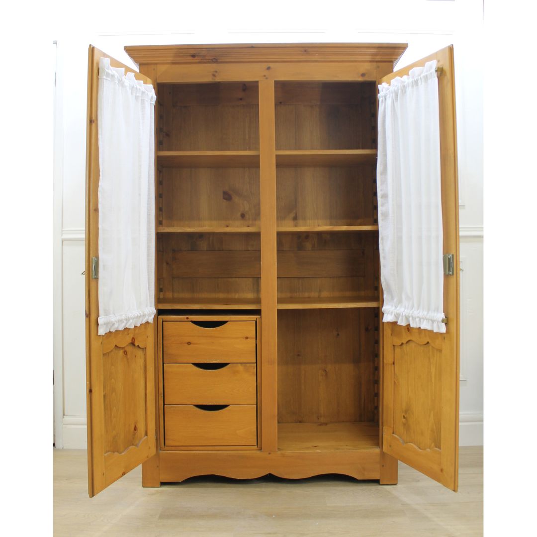 Pine armoire, unpainted