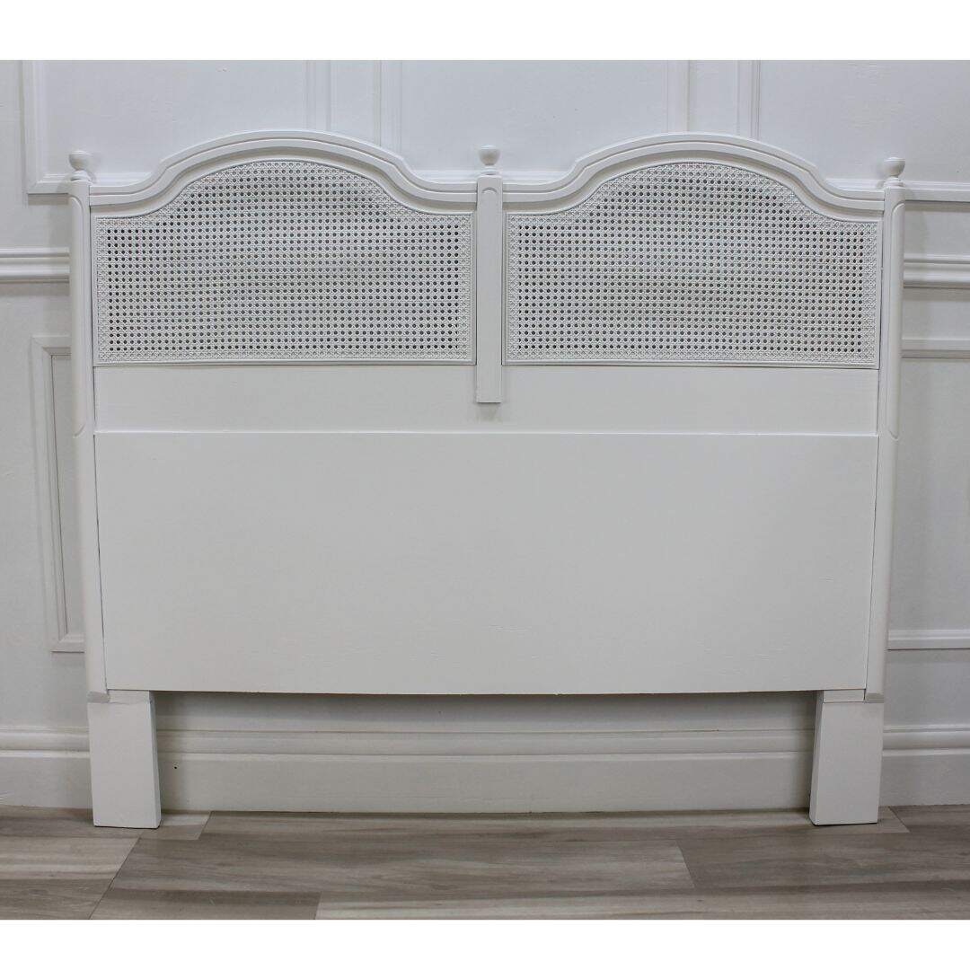 queen headboard with caning