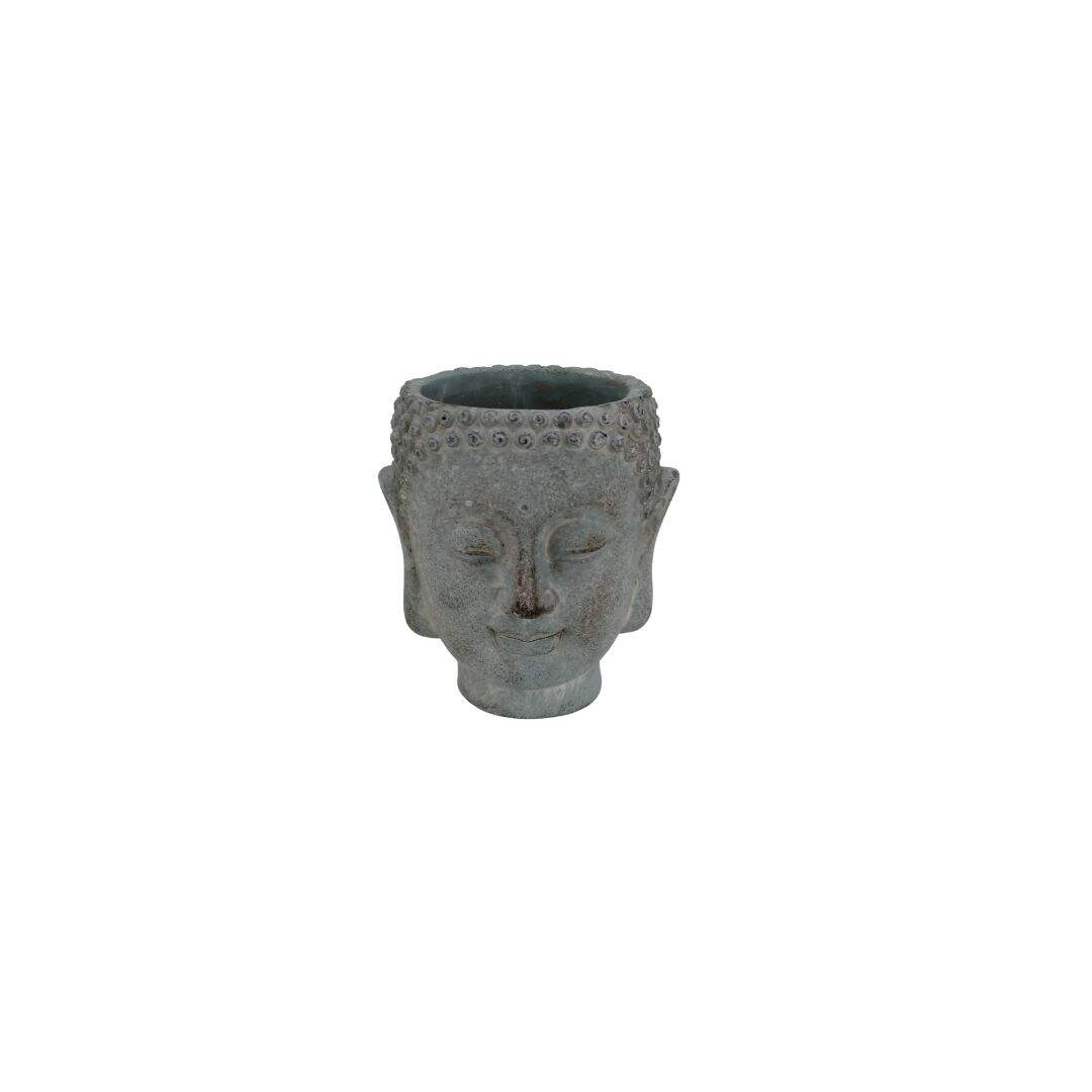 Budhha head planter, small
