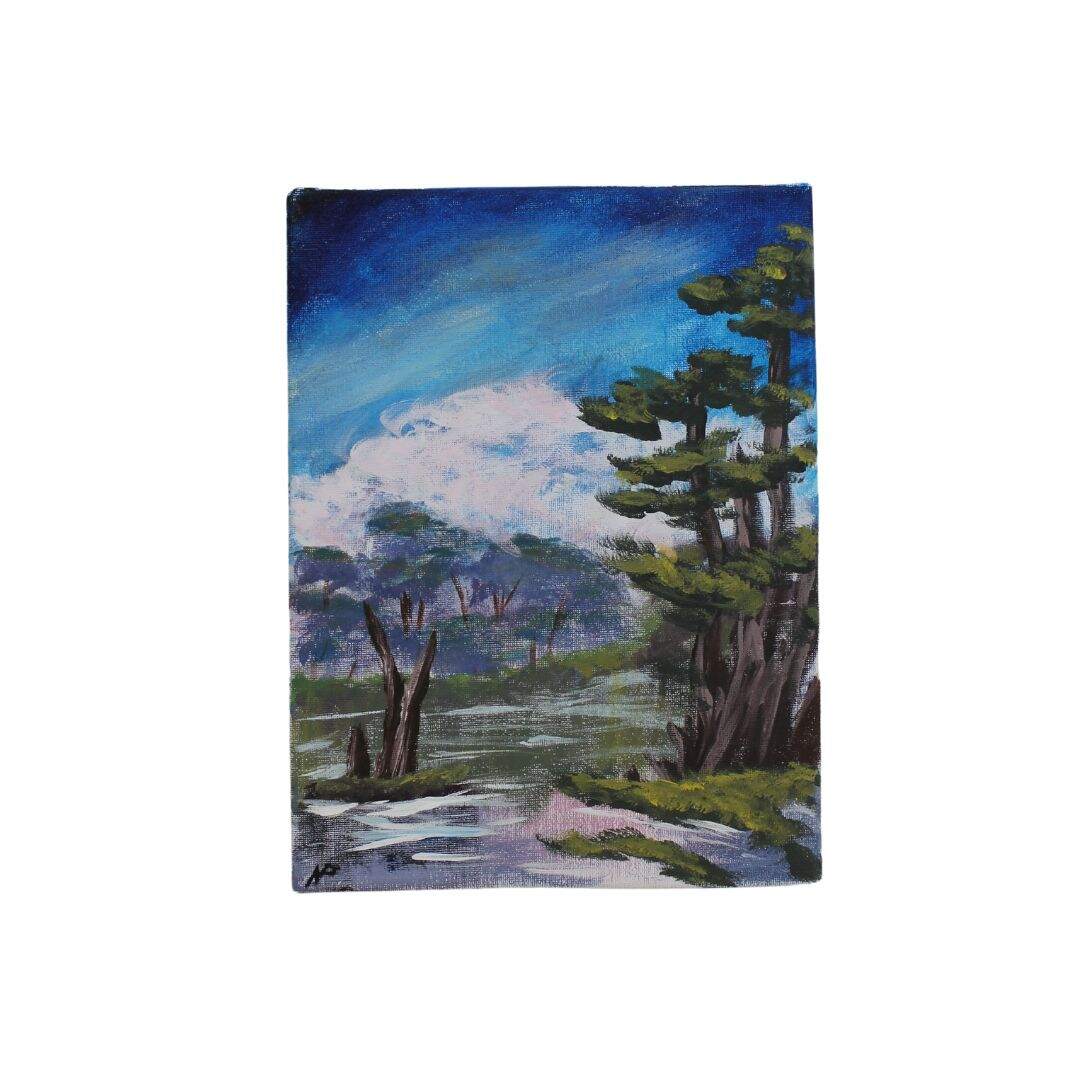 Small landscape painting