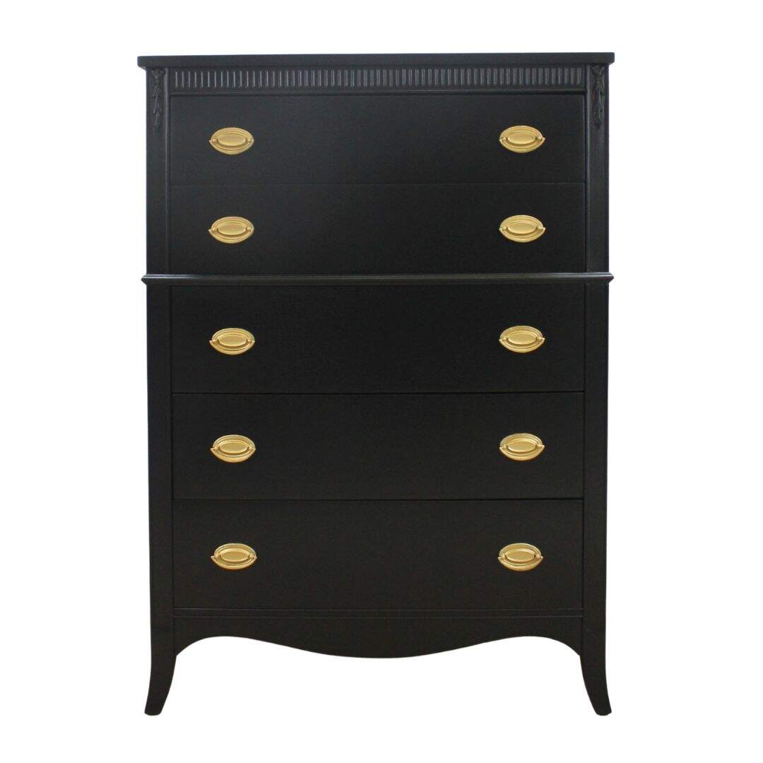 black highboy dresser