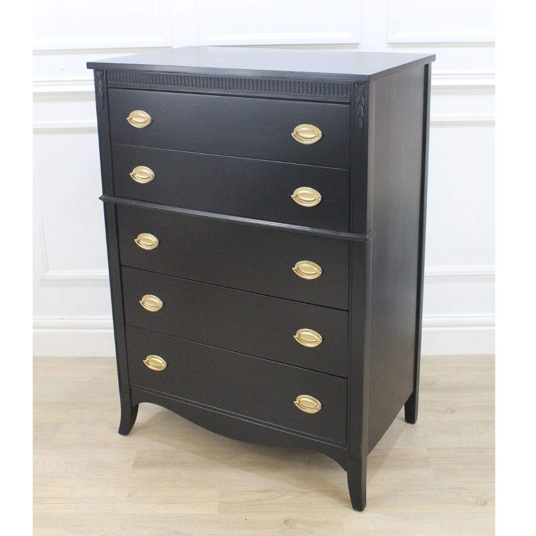 black highboy dresser