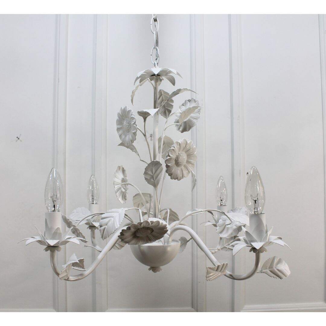 Daisy tole chandelier