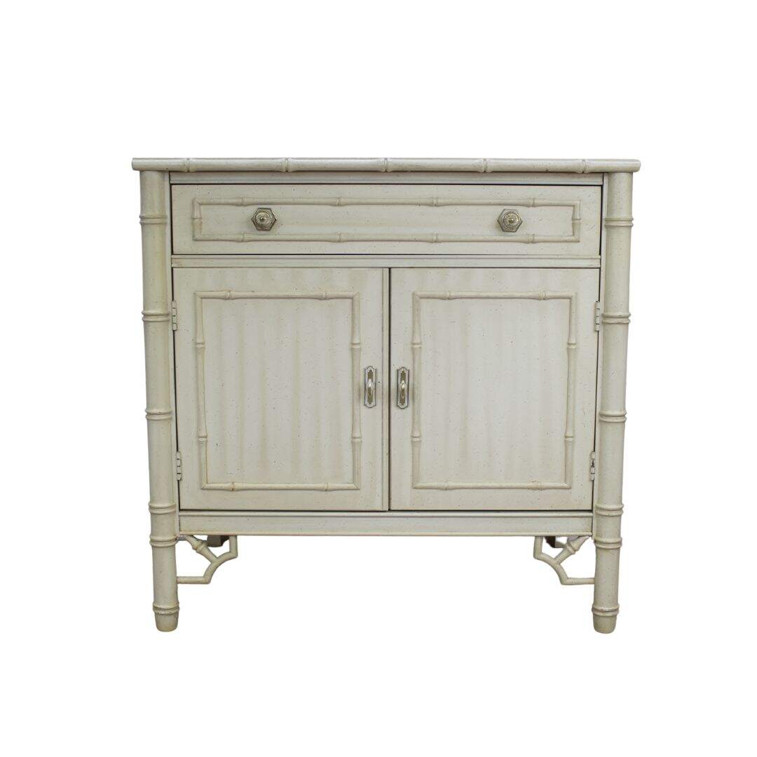 faux bamboo cabinet, unpainted