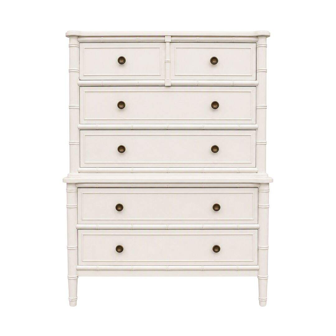 faux bamboo highboy dresser