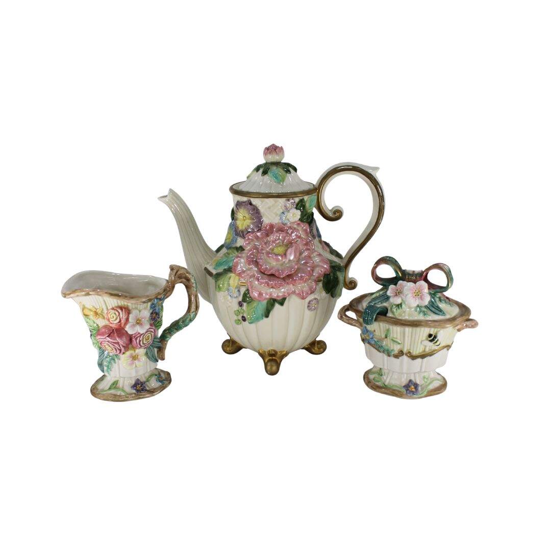 fitz and floyd tea set