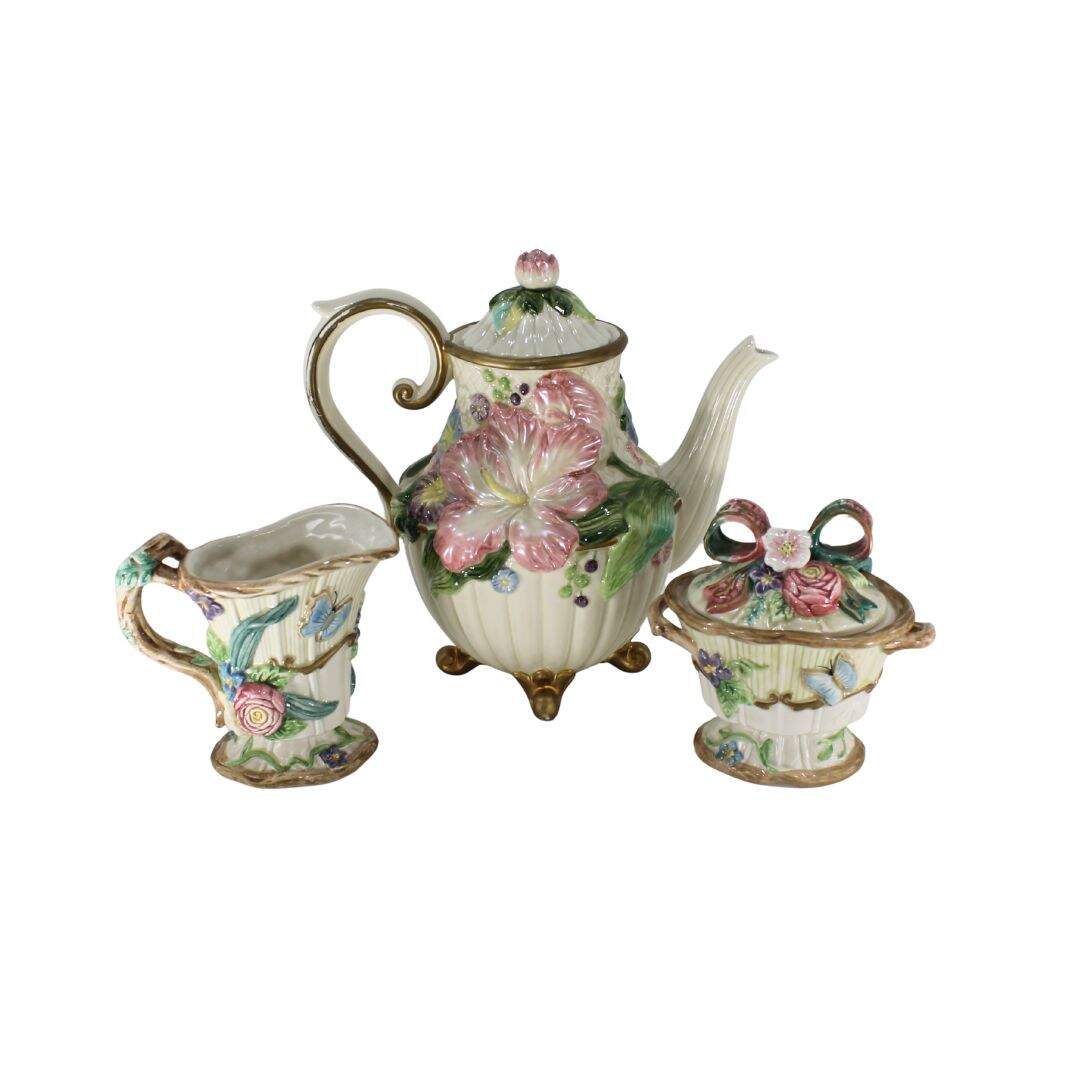 fitz and floyd tea set