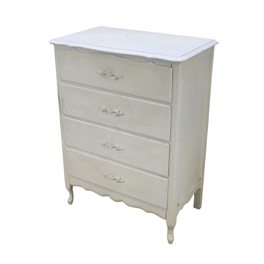 french provincial 4 drawer dresser