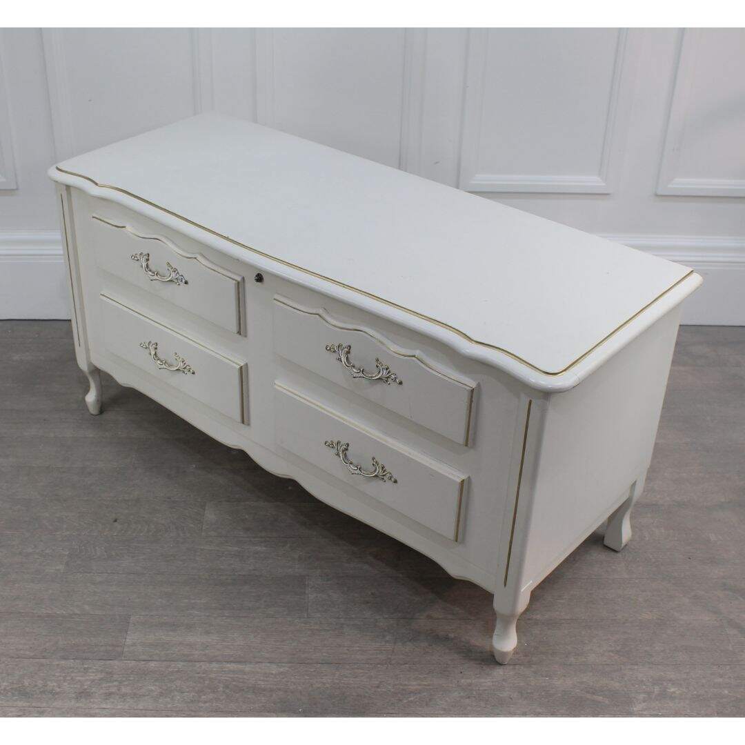 French provincial cedar chest, unpainted