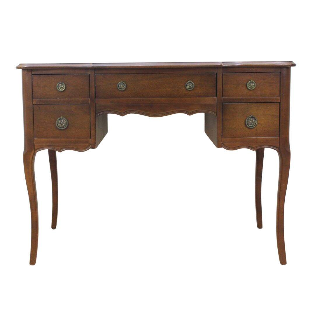 French provincial desk, unpainted