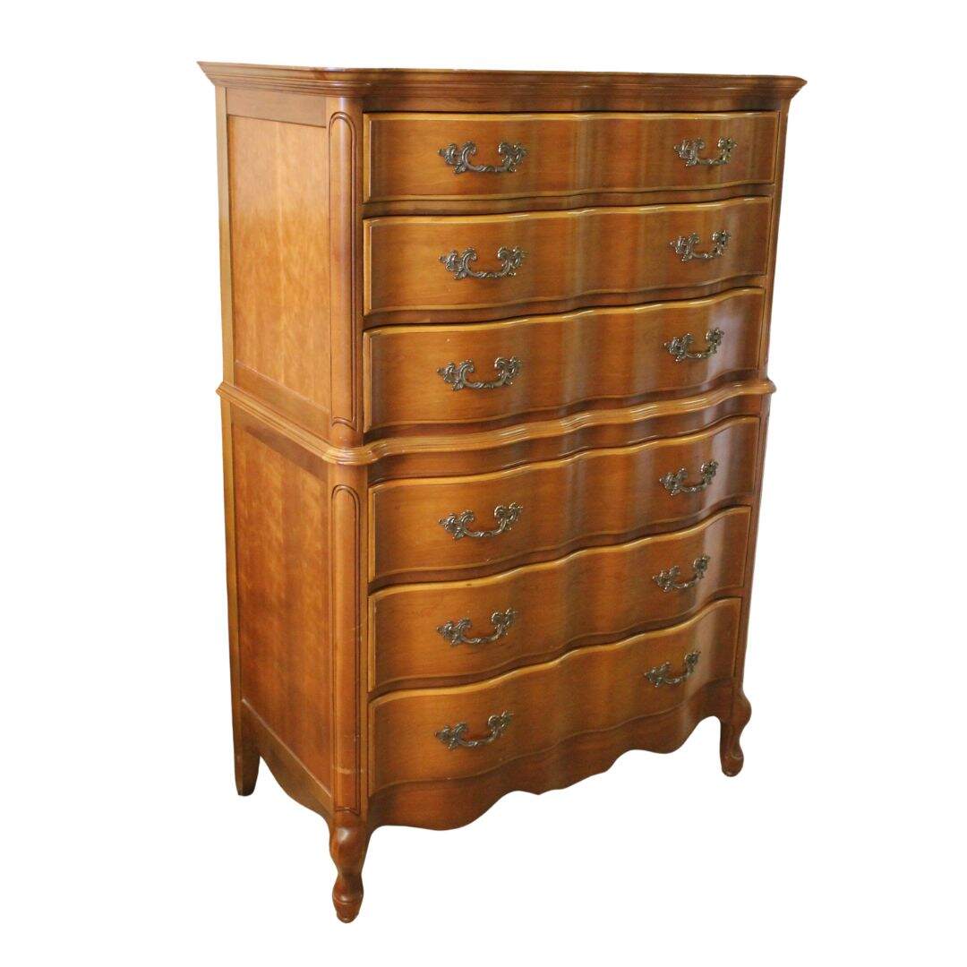 french provincial higboy dresser, unpainted