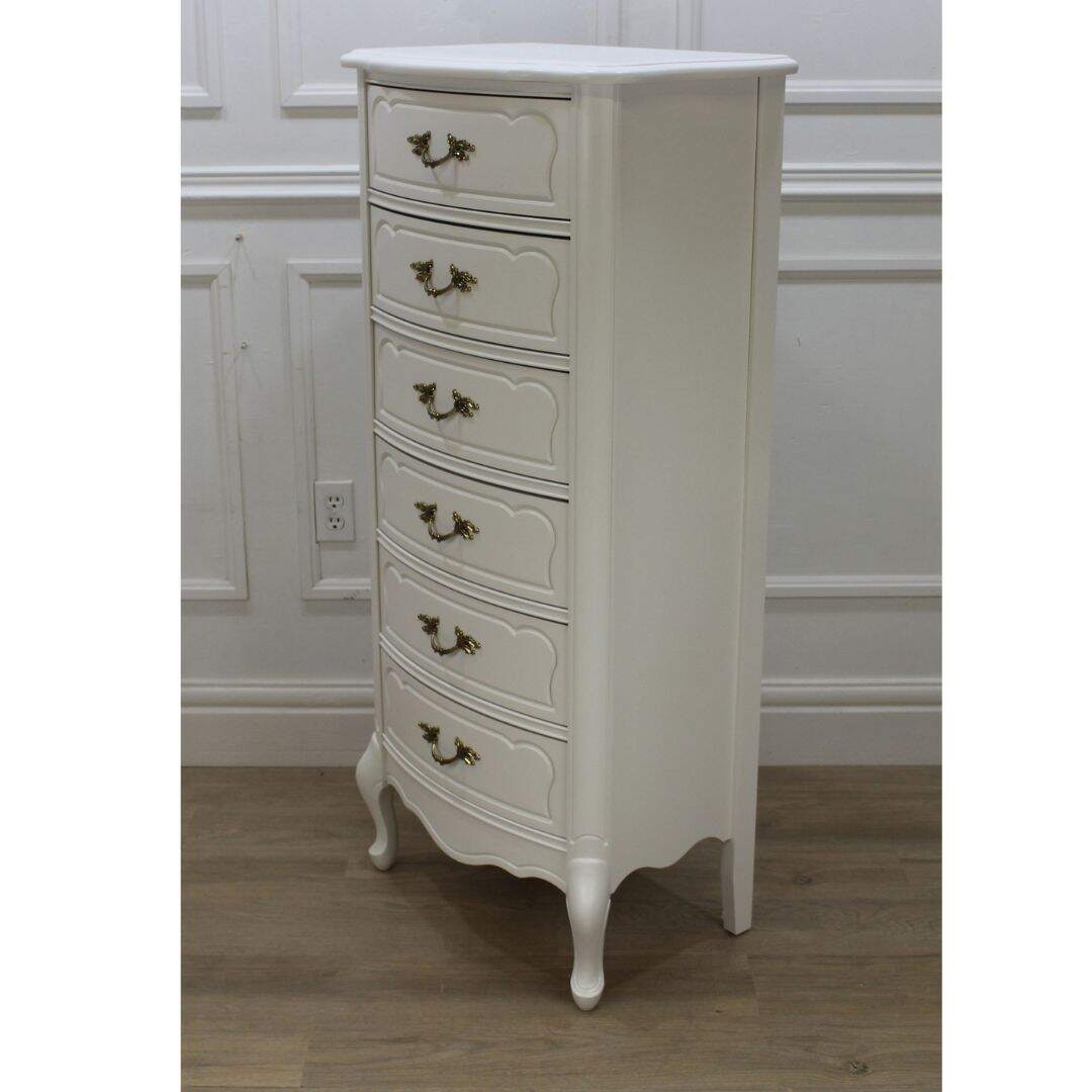 french provincial bow fron lingerie chest