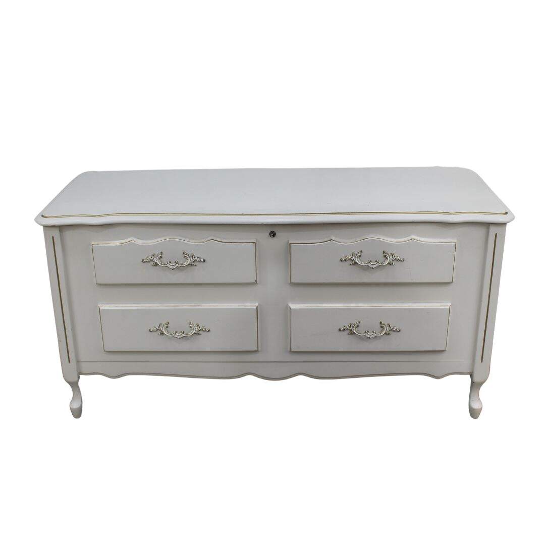 French provincial cedar chest, unpainted