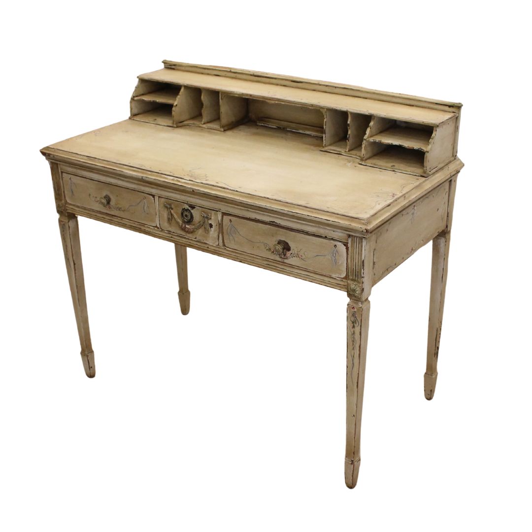 Hand painted desk and chair