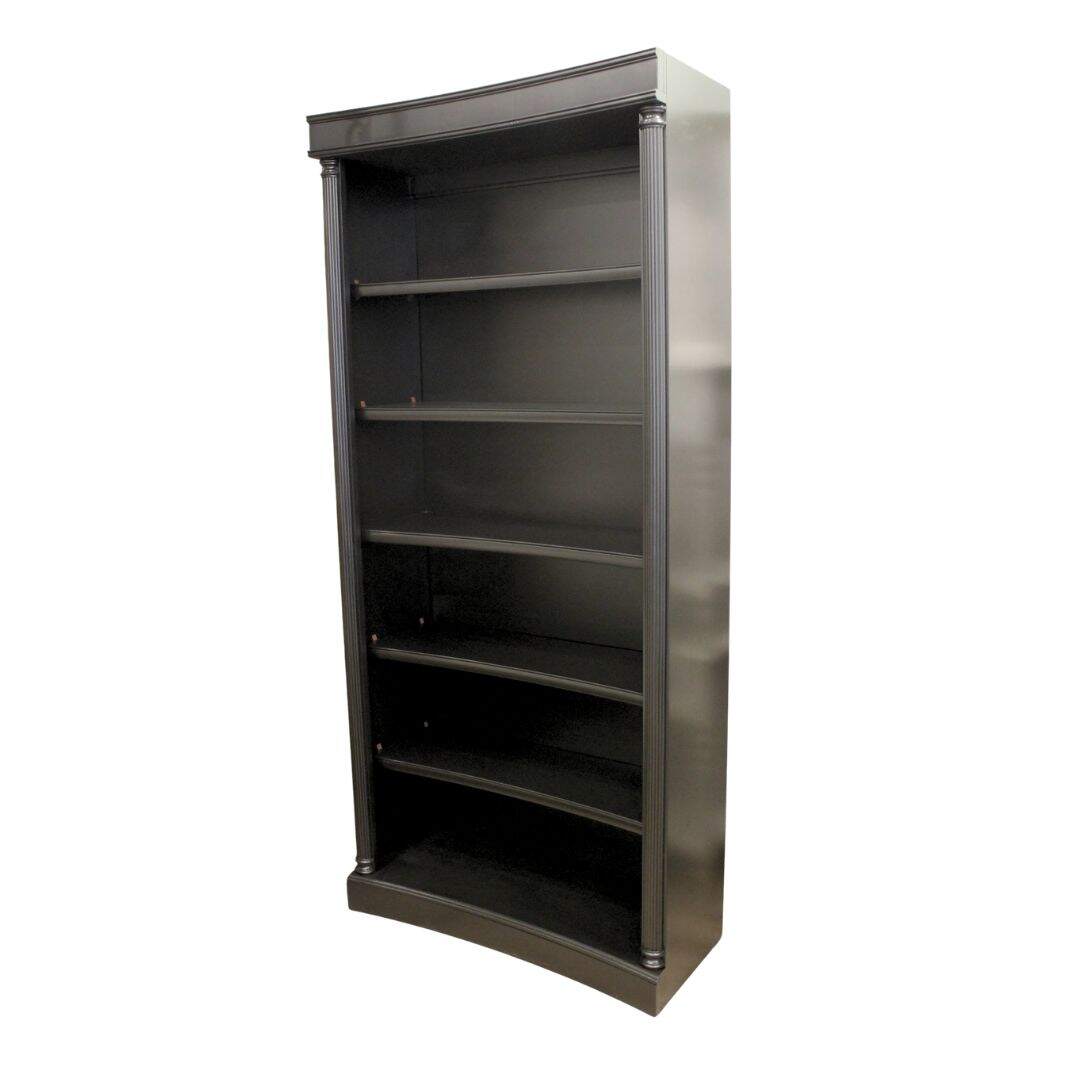 Large black bookcase