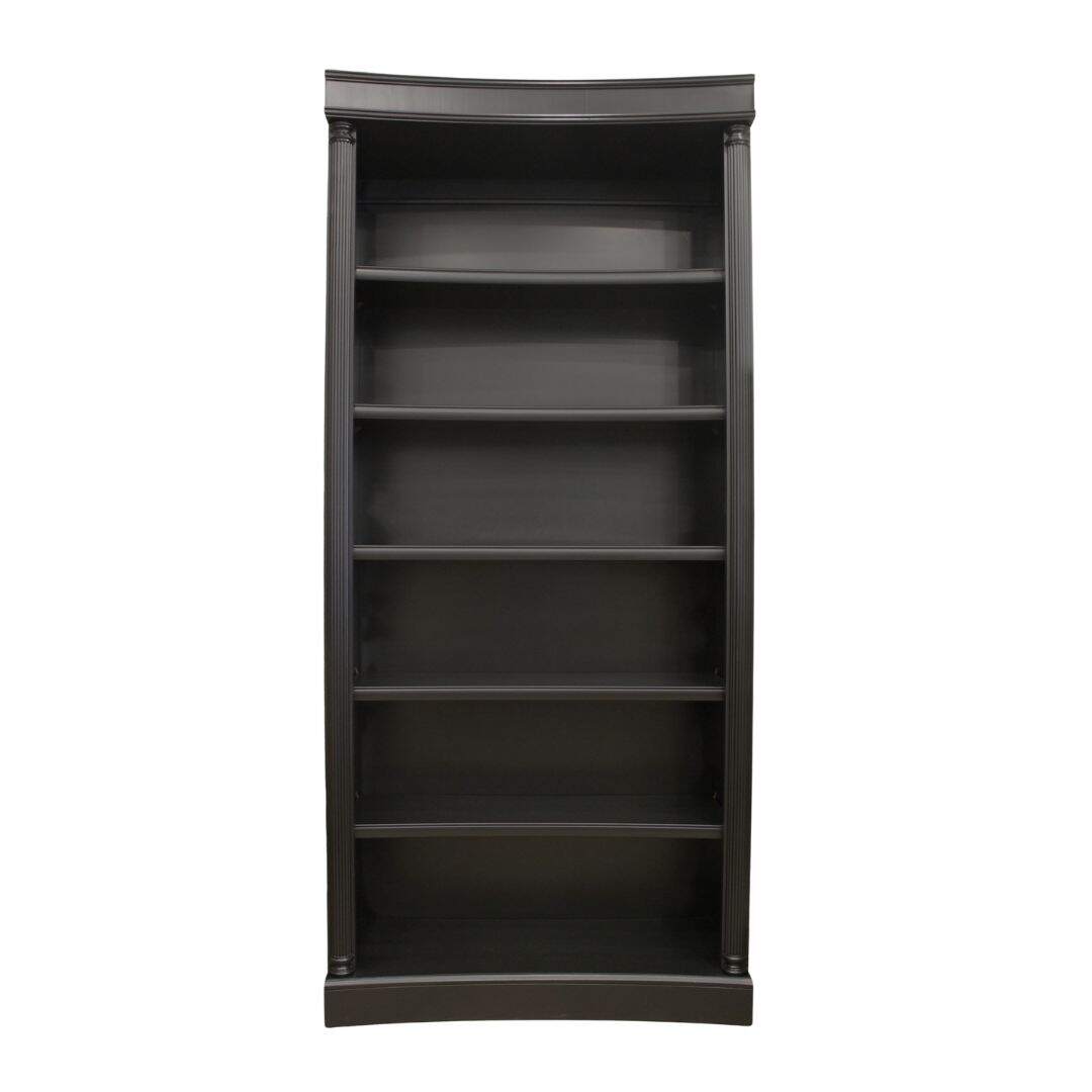 Large black bookcase