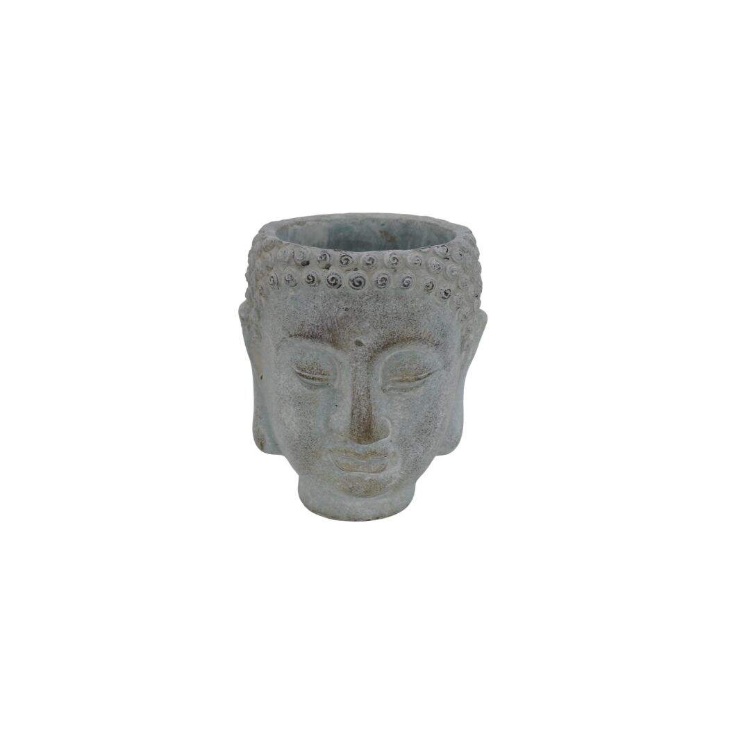 Buddha head planter, medium