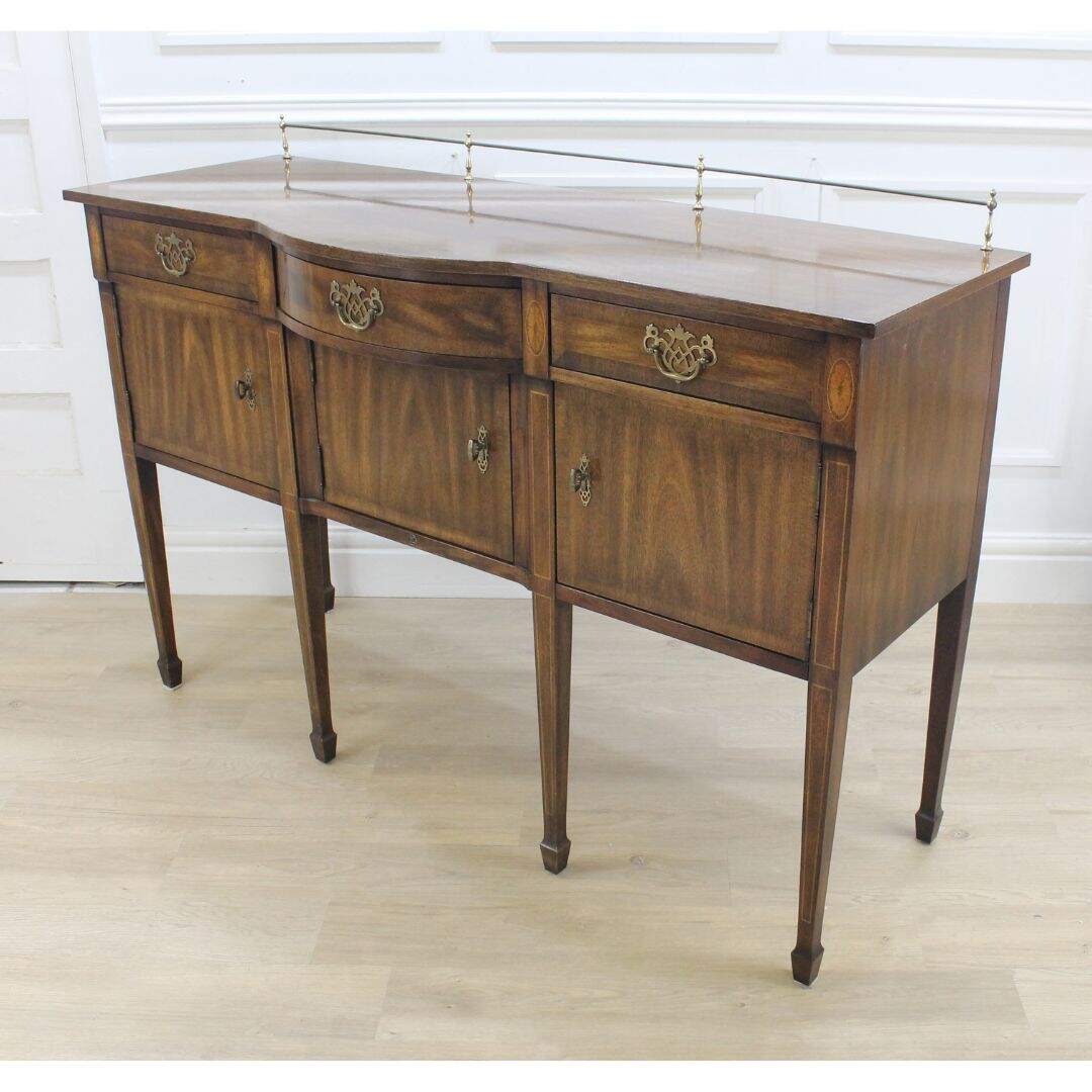 Mahogany veneer sideboard