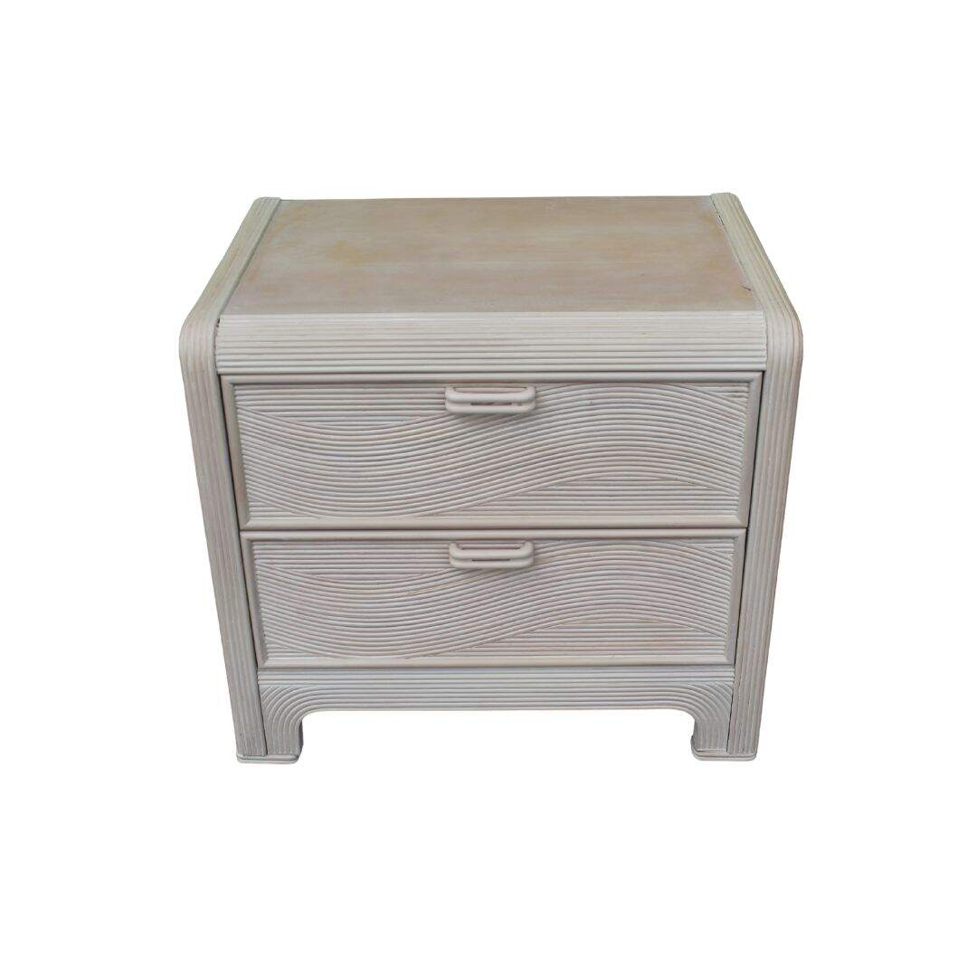 split reed 2 drawer night tablesw