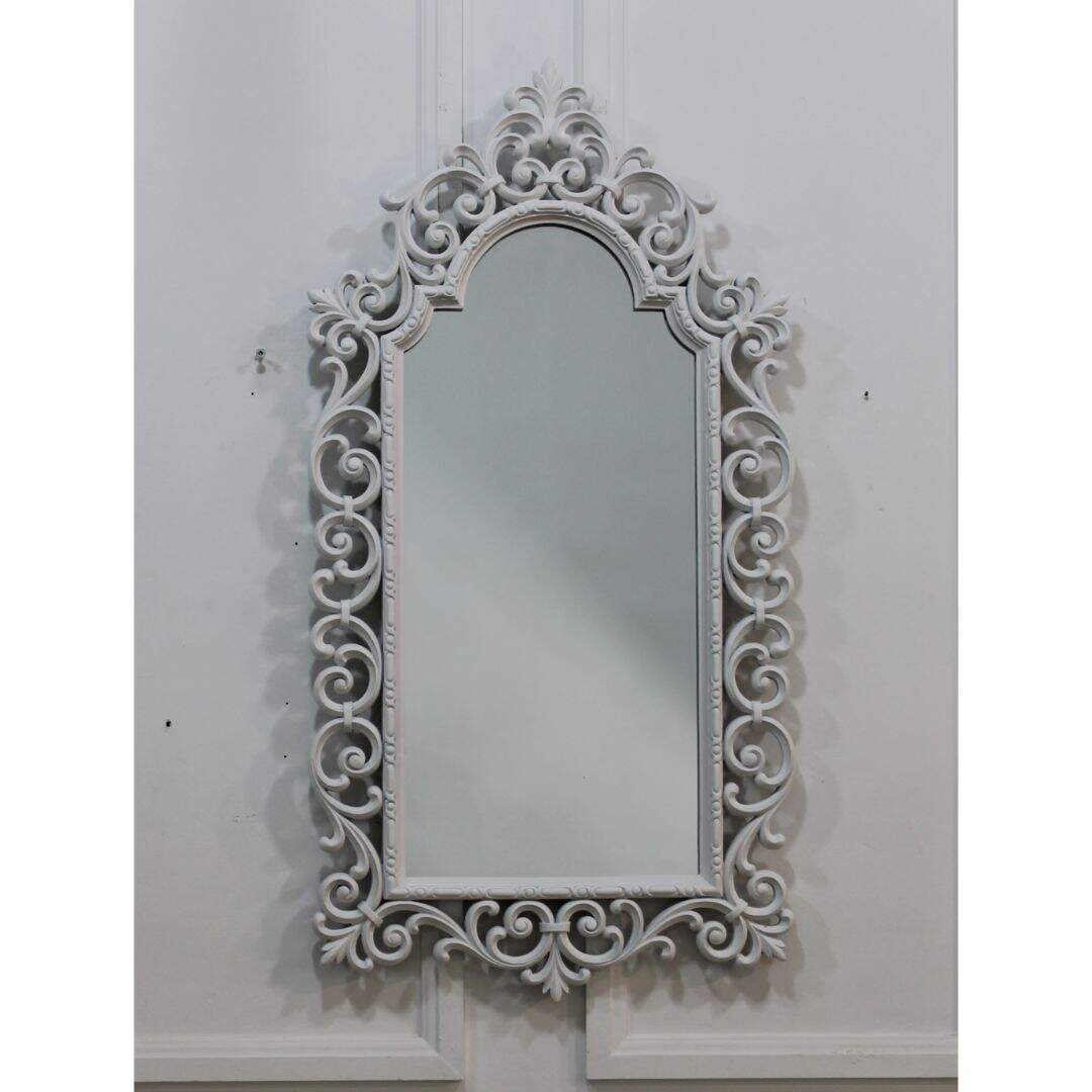 Rectangular ornate mirror