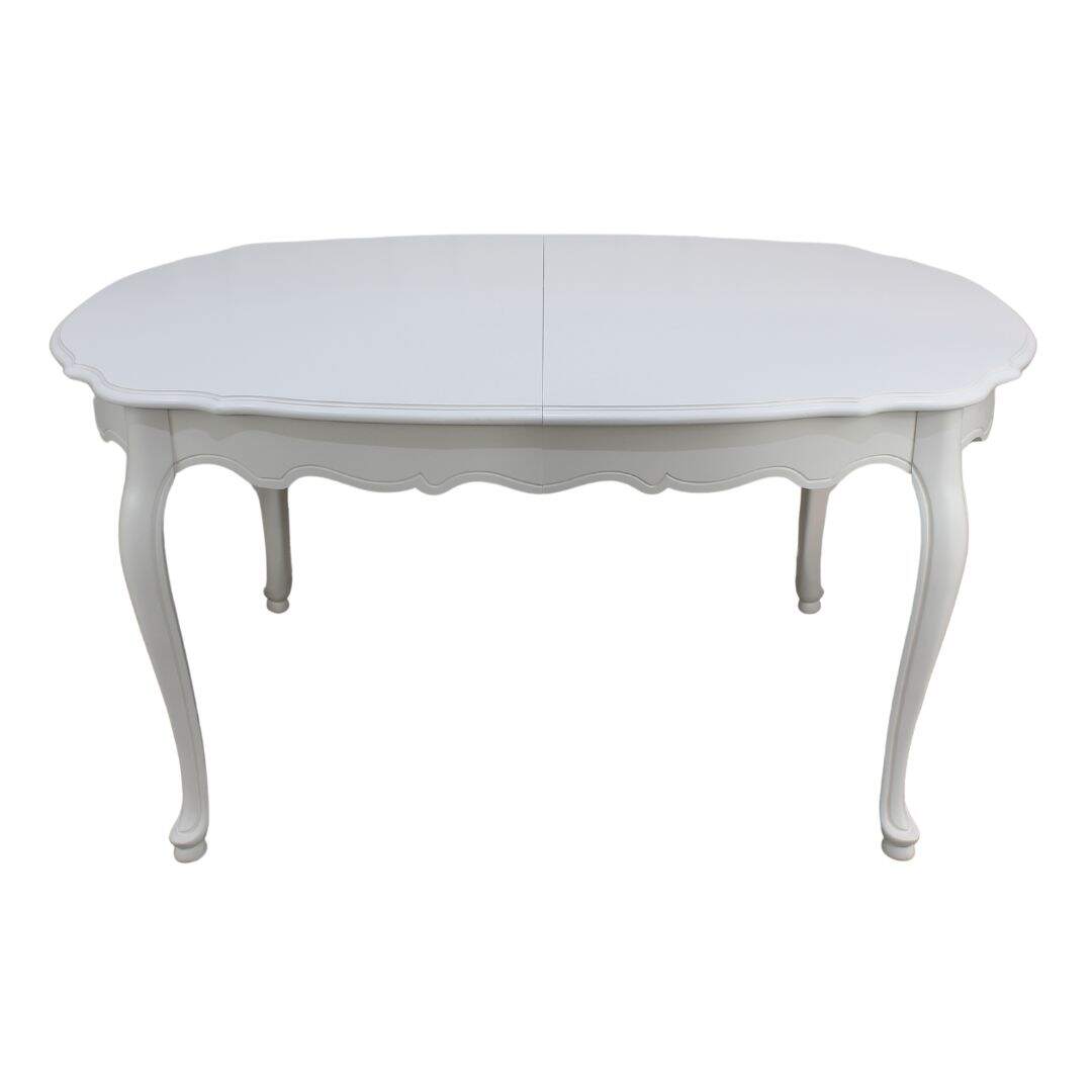 Oval French provincial dining table