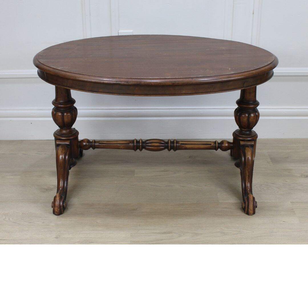 oval coffe table, unpainted