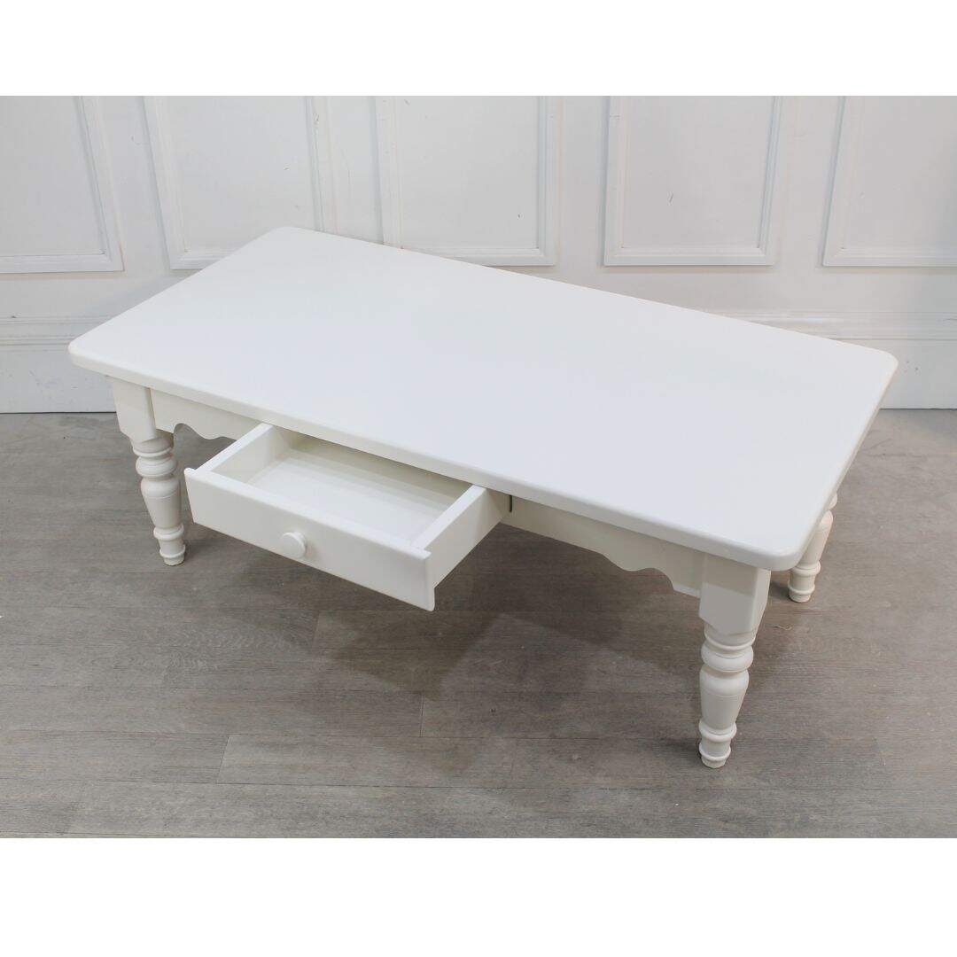 Painted pine coffee table