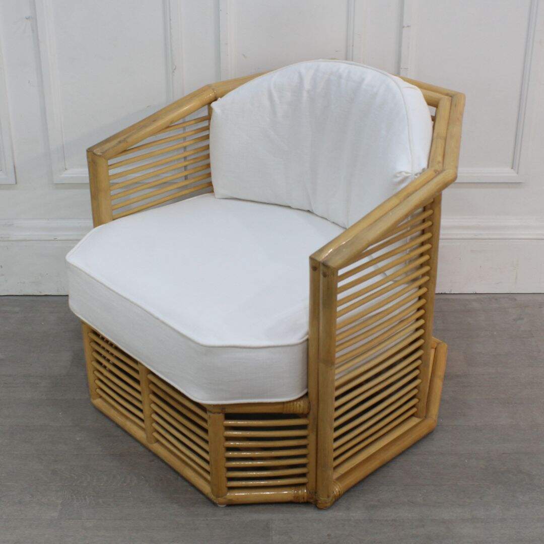 Pair of bamboo chairs