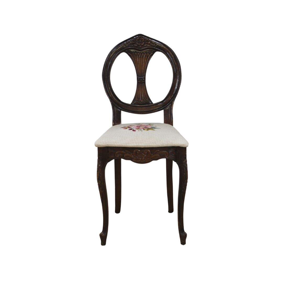 petite dining vanity chair, unfinished