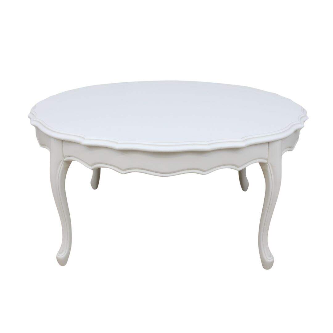 round French provincial coffee table