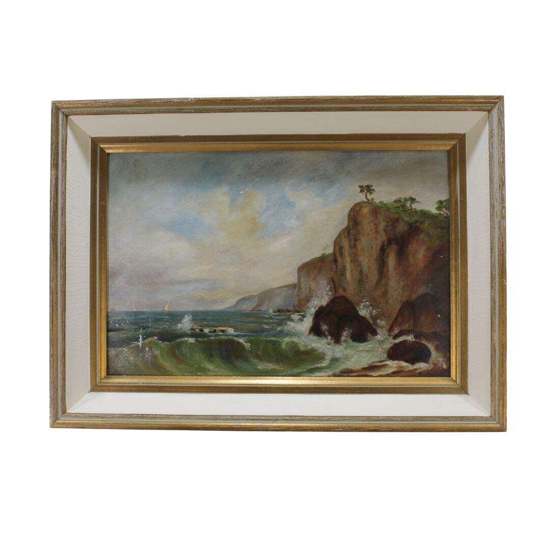 vintage seascape painting