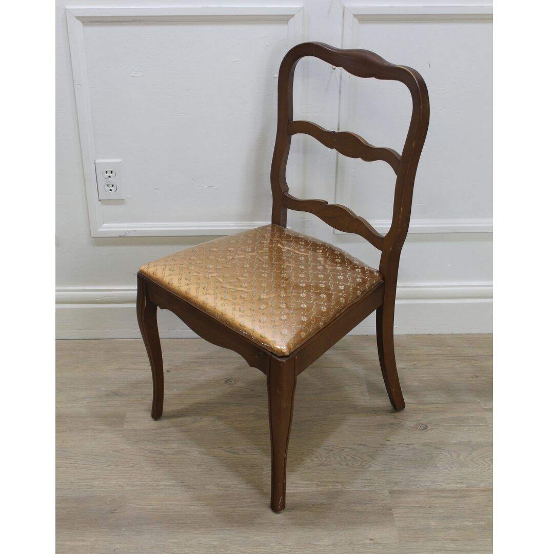 Set of 6 French provincial dining chairs, unfinished