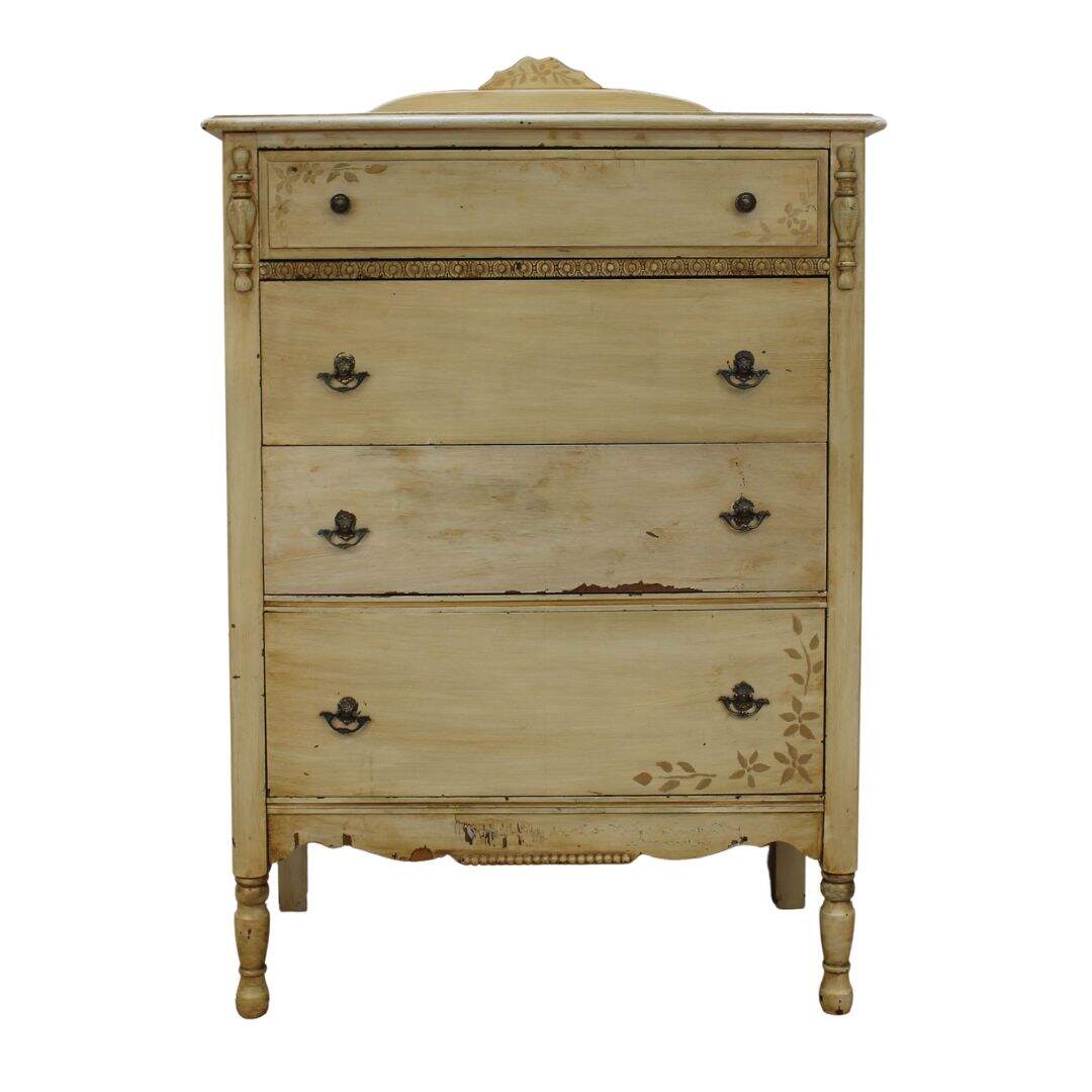 Shabby chic hand painted dresser