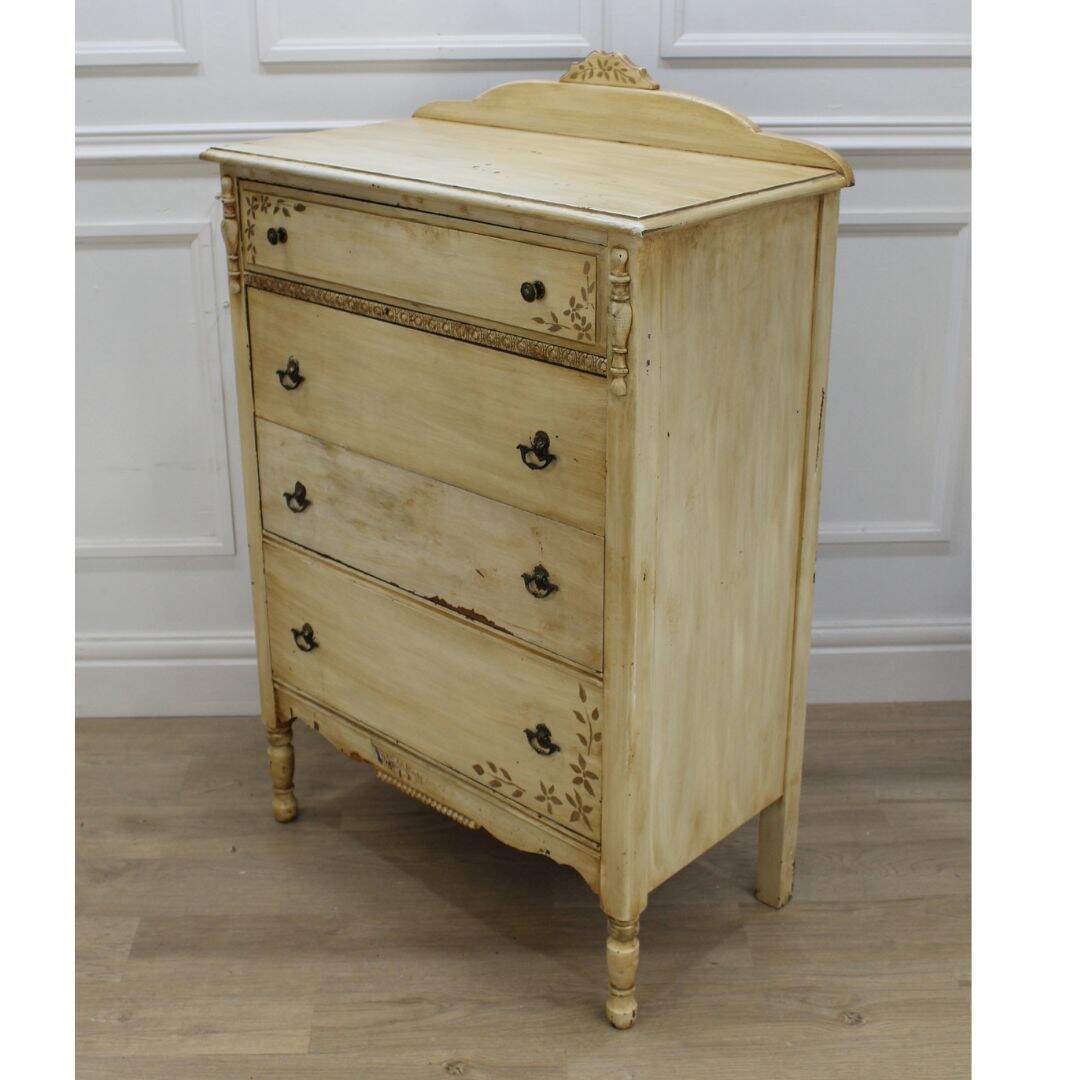 Shabby chic hand painted dresser