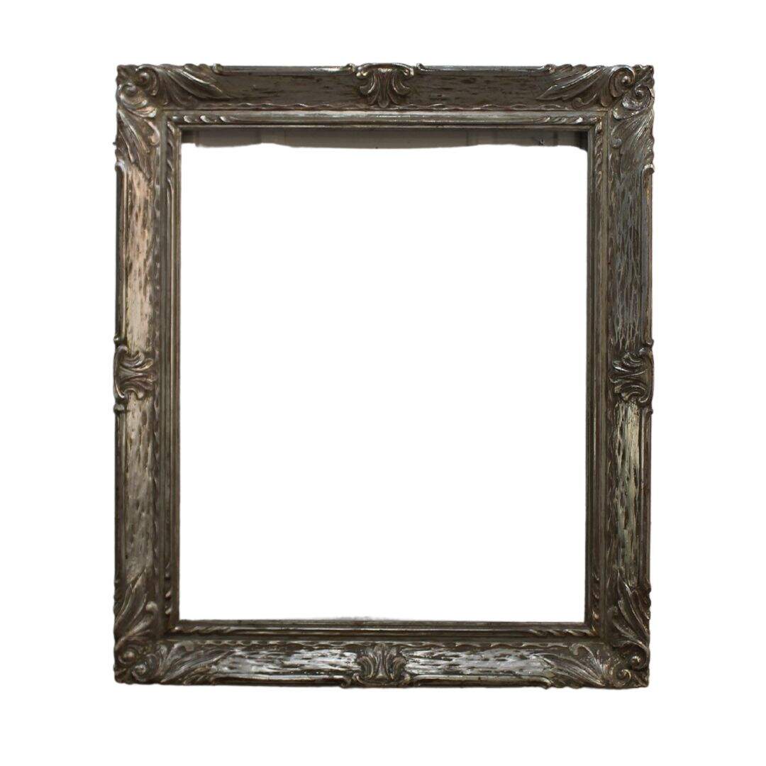 Antique silver leaf frame