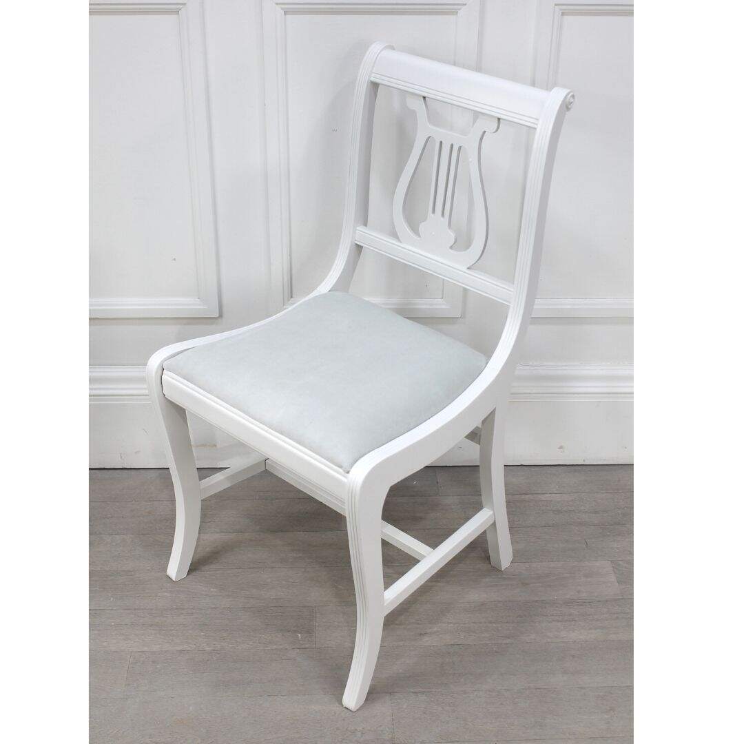 Lyre back chair