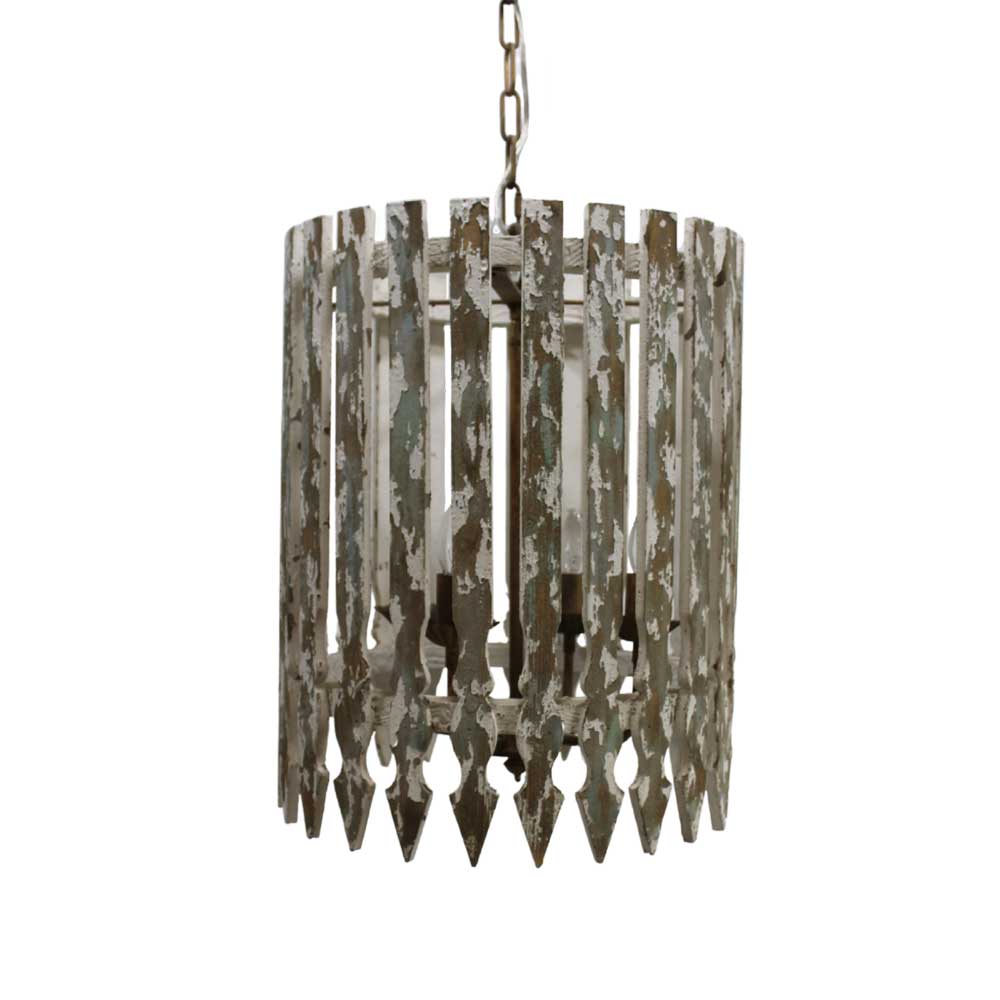 Châtelet Wooden Picket Fence Light Fixture